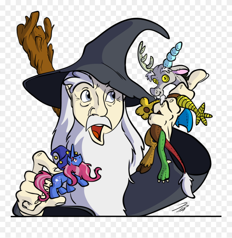 Lord Of The Rings Clipart Star Lord - My Little Pony Discord And Starswirl - Png Download