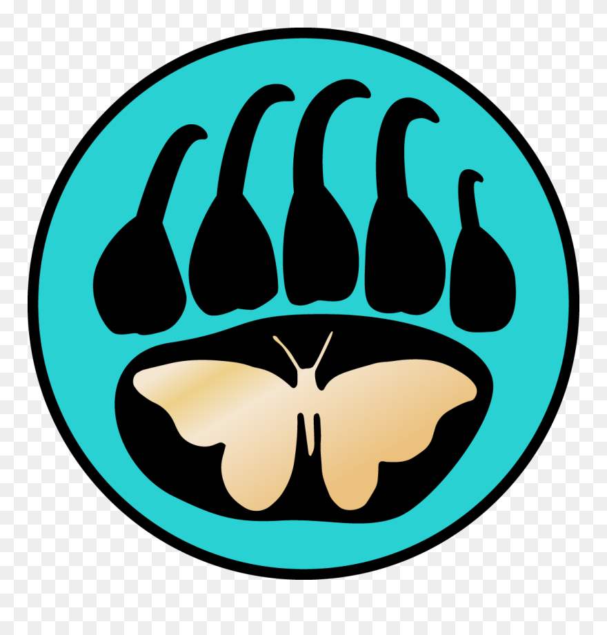Cosmic Butterflies [and A Bear] Clipart