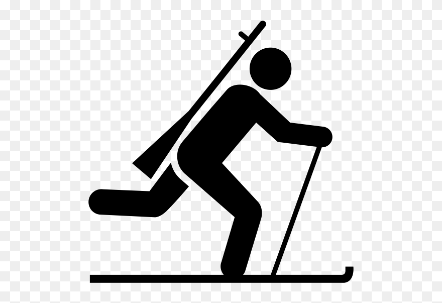 Cross Country Skiing Clipart Clip Art Stock Ski Rubber - Skiing - Png Download