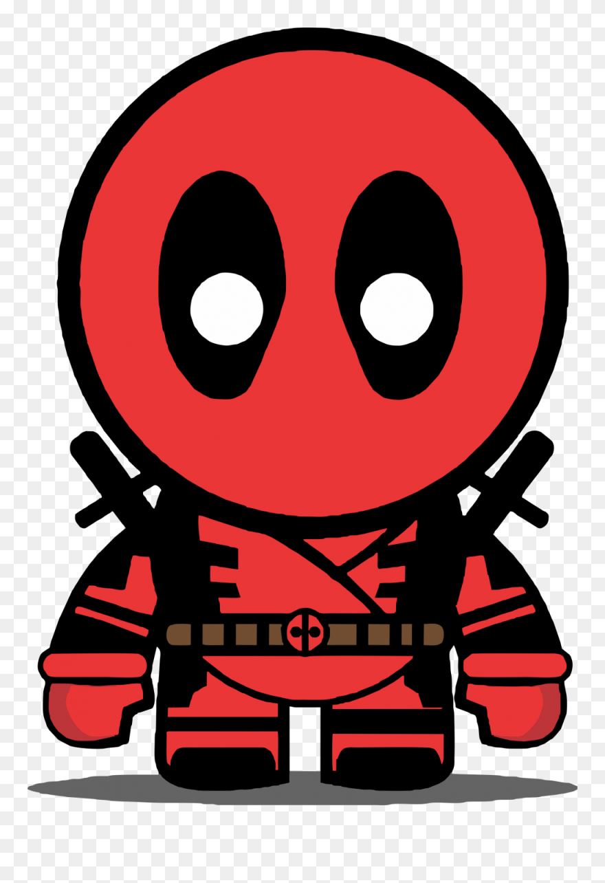 Deadpool Clipart Mini Cartoon - Cartoon - Png Download