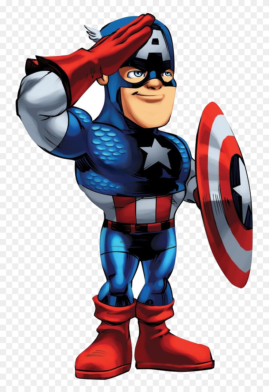 America Deadpool Danvers Spider-man Squad Hero Carol - Marvel Super Hero Squad Captain America Clipart
