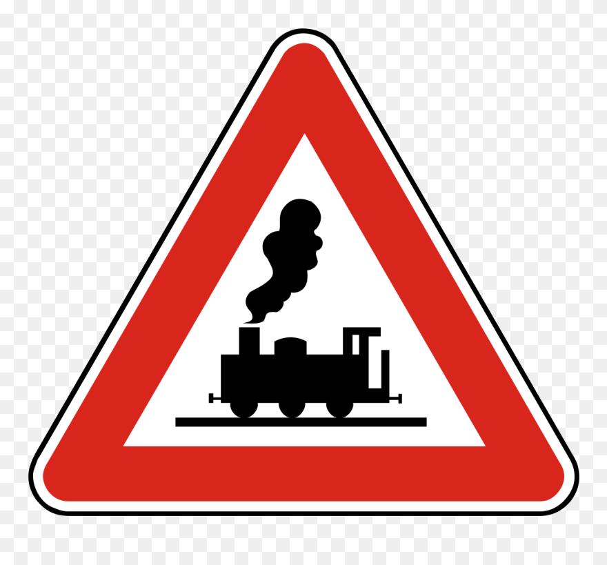 Panneau Passage A Niveau Clipart