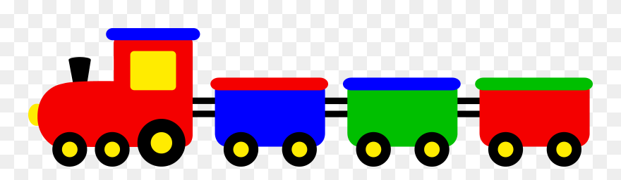 Clipart Rail - Train Drawing For Kids - Png Download