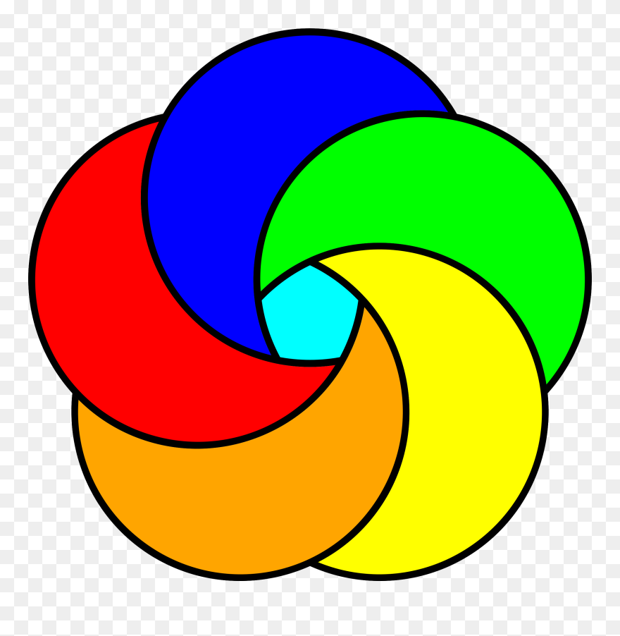 Pentagon Moons Clip Arts - Icon - Png Download