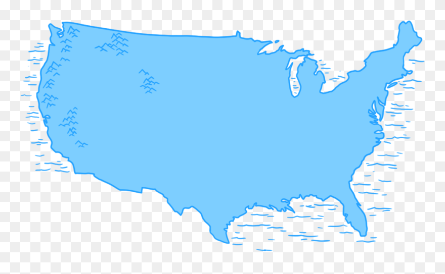 Trump Win Map By County Clipart