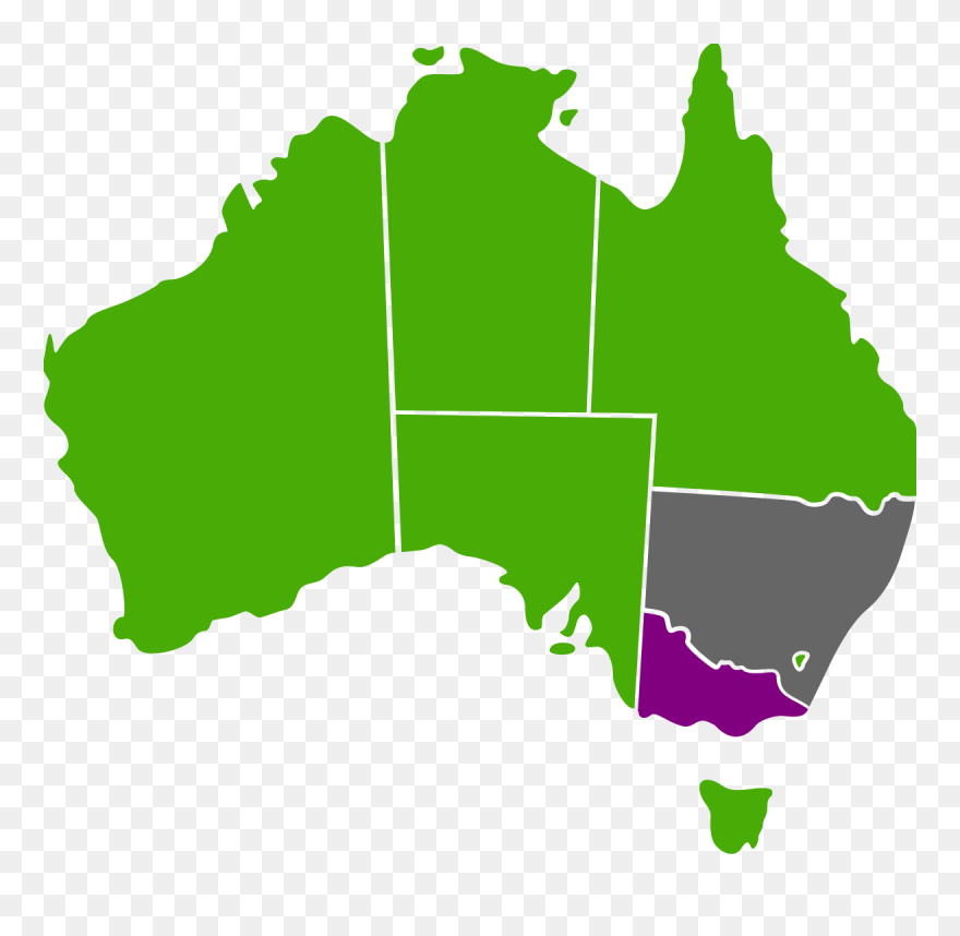 Australia Transparent Province - Euthanasia Legal In Australia Clipart