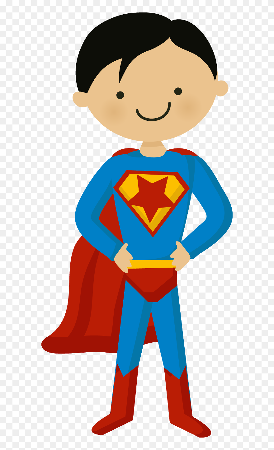 Homem Clipart Vector Royalty Free Stock Super Homem - Pai Super Heroi Desenho - Png Download