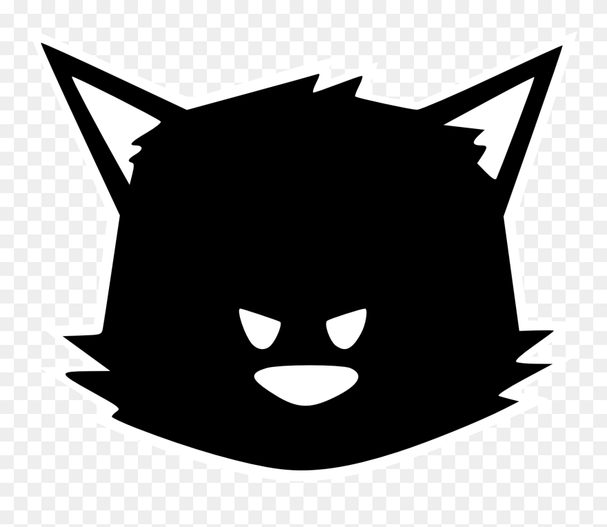 Black Cat Ps4 Icon Clipart