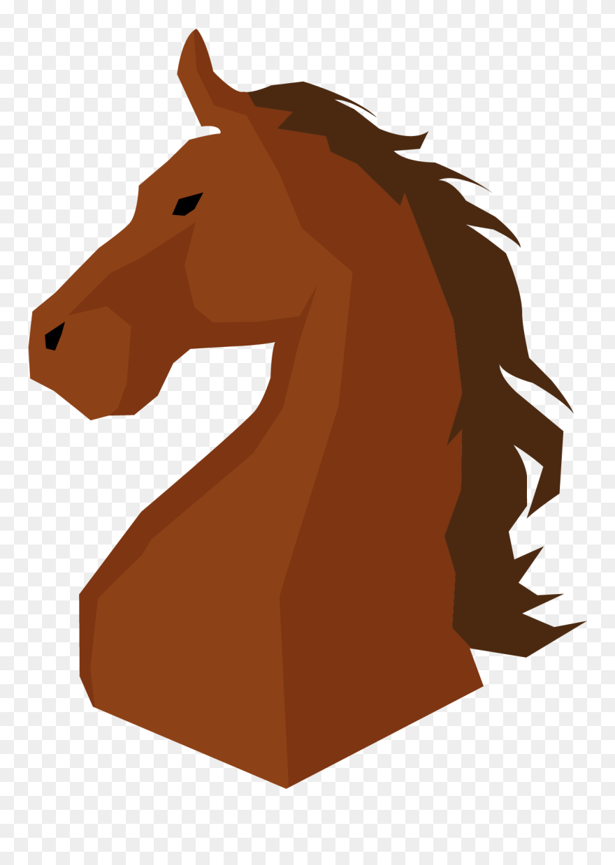 Transparent Horse Head Clip Art - Horse - Png Download