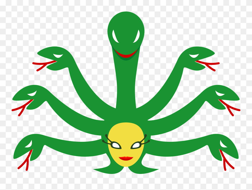 メデューサ フリー 素材 イラスト Clipart