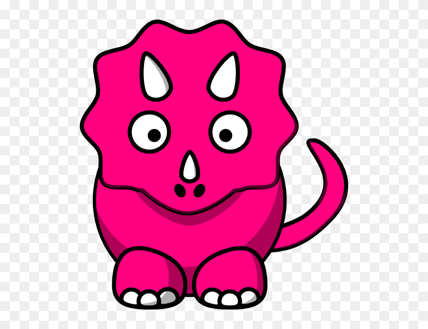 Pink Baby Dinosaur Clip Art - Blue Dinosaur Clipart - Png Download