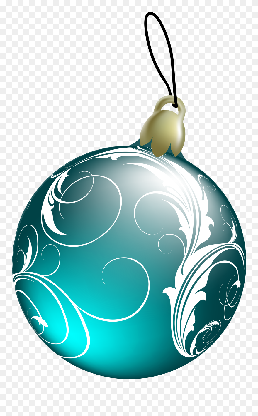 Hanging Christmas Ornaments Clipart Clip Free Download - Transparent Background Christmas Ornament Clipart - Png Download