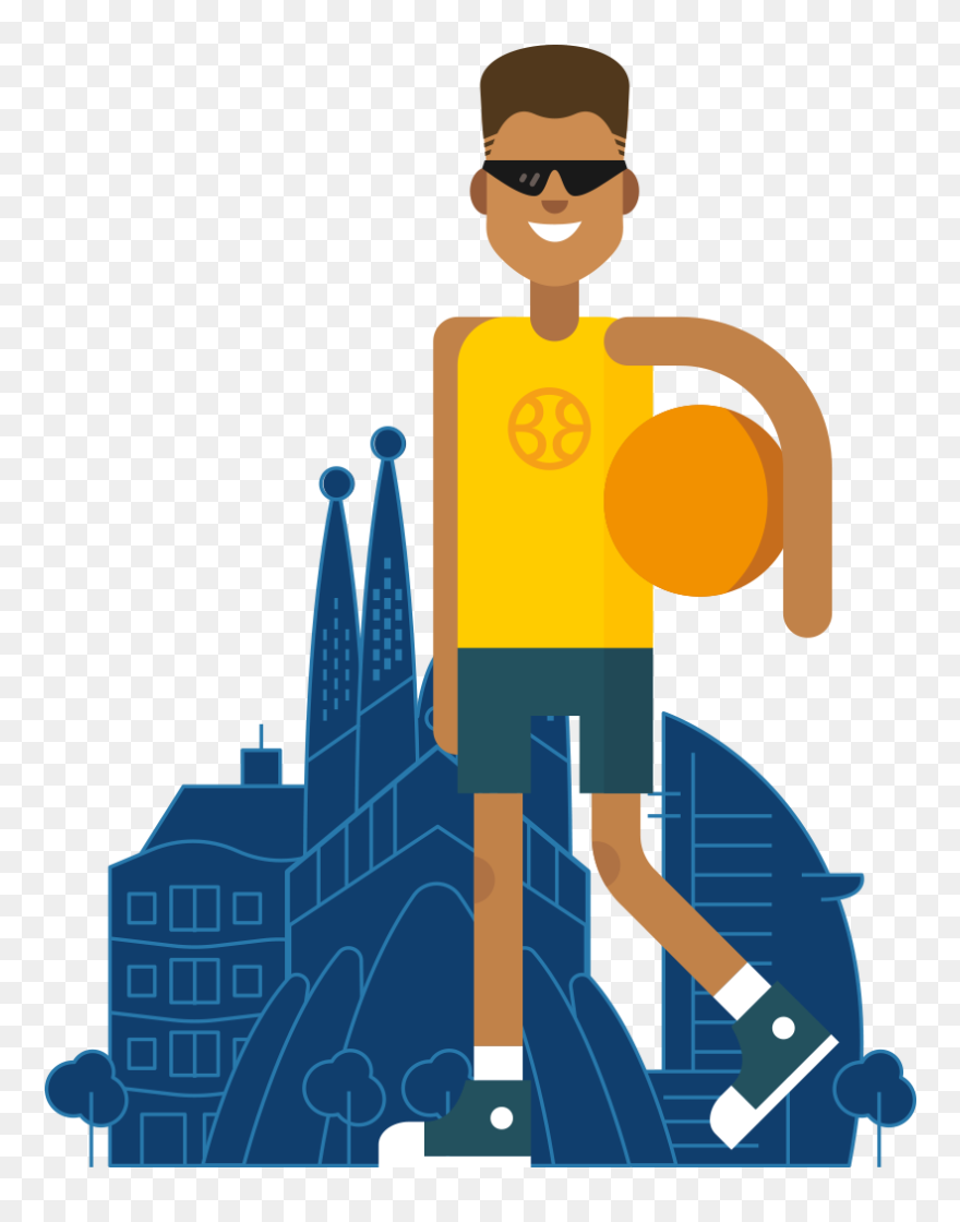 Basketlona Basket - Illustration Clipart