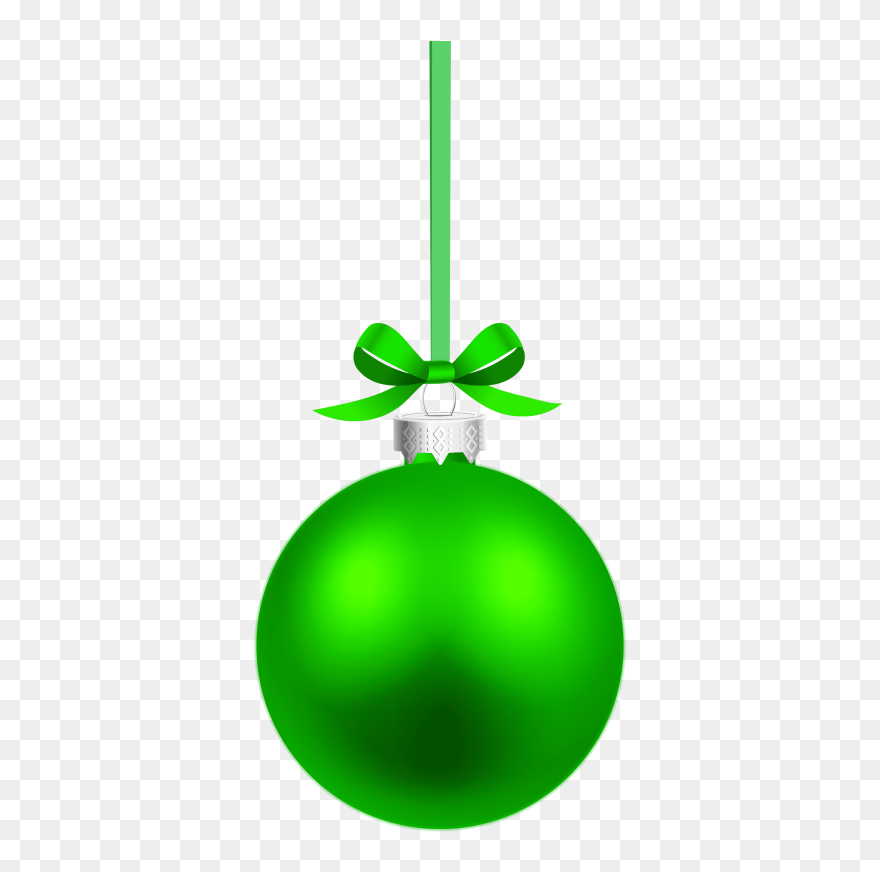 Green Christmas Ball Png Clipart