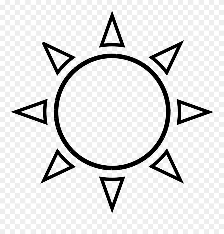 Public Domain Clip Art Image - Cartoon Sun Drawing Easy - Png Download