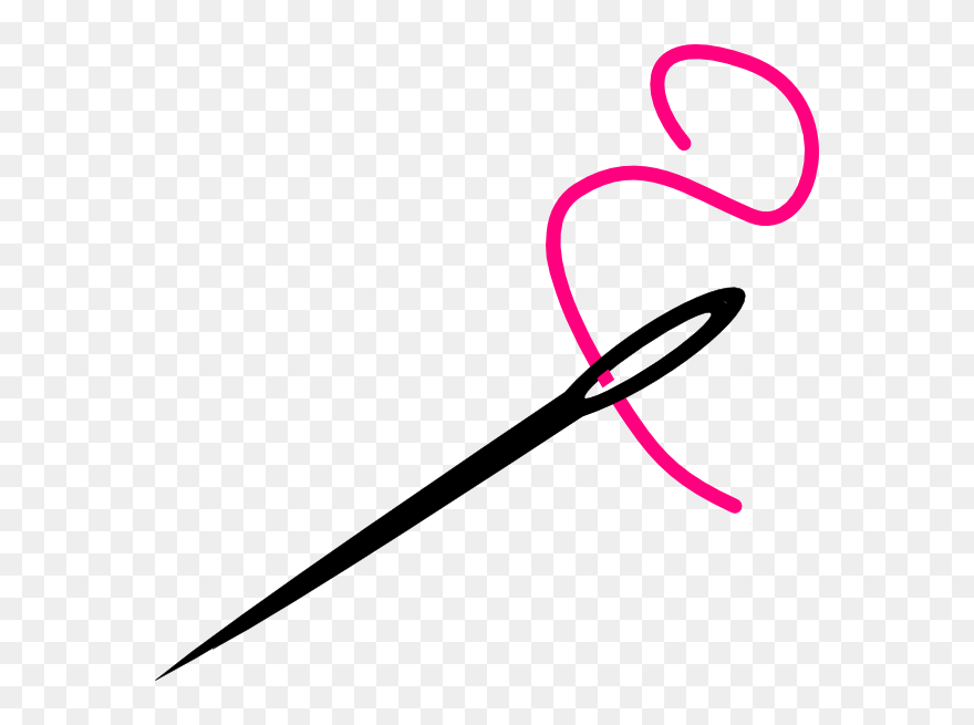 Baseball Thread Free Clipart Clipart Transparent Needle - Sewing Needle Clip Art - Png Download