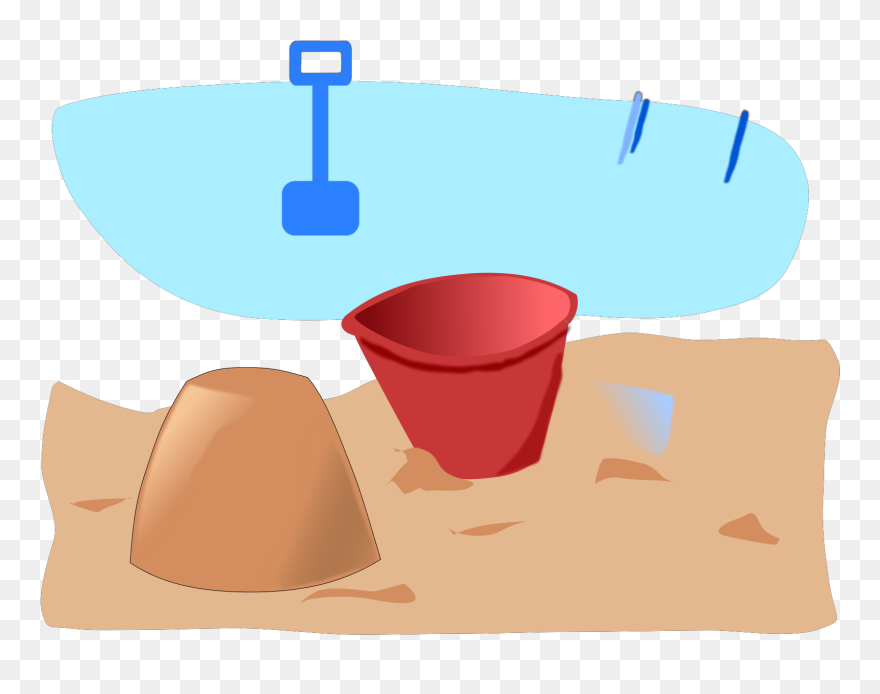 Cartoon Bucket And Spade Clipart