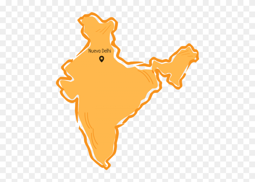 India- Asia - Illustration Clipart