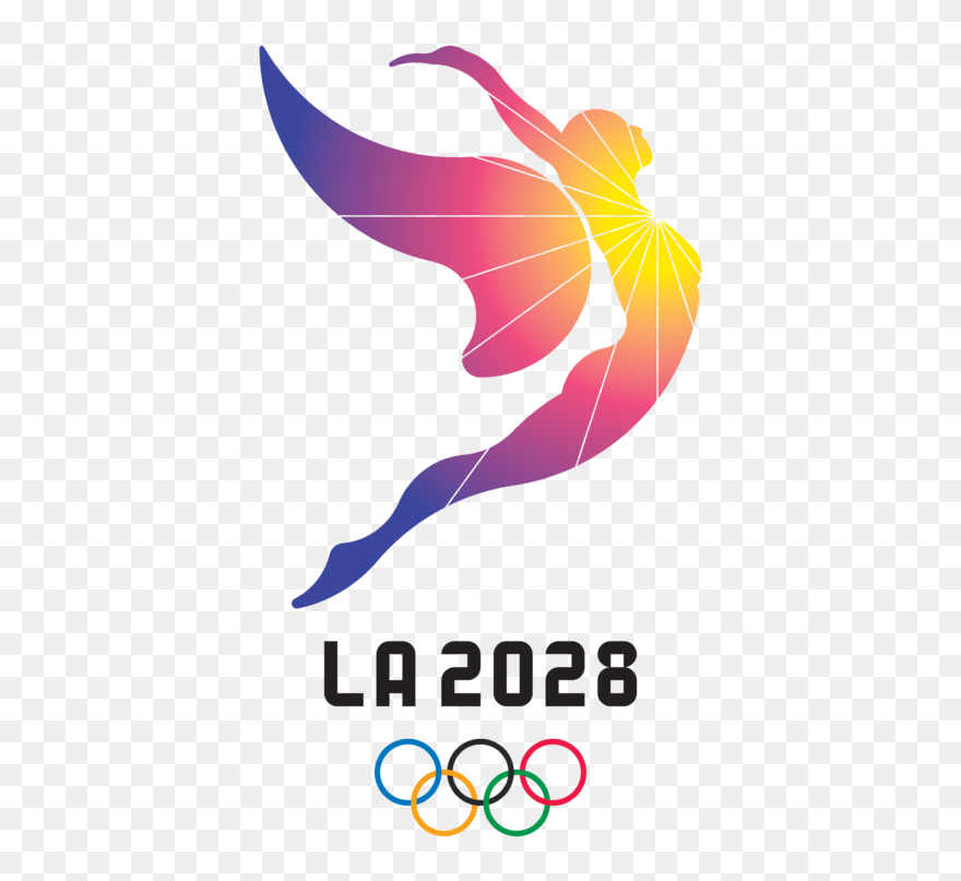 La Olympics 2028 Logo Clipart