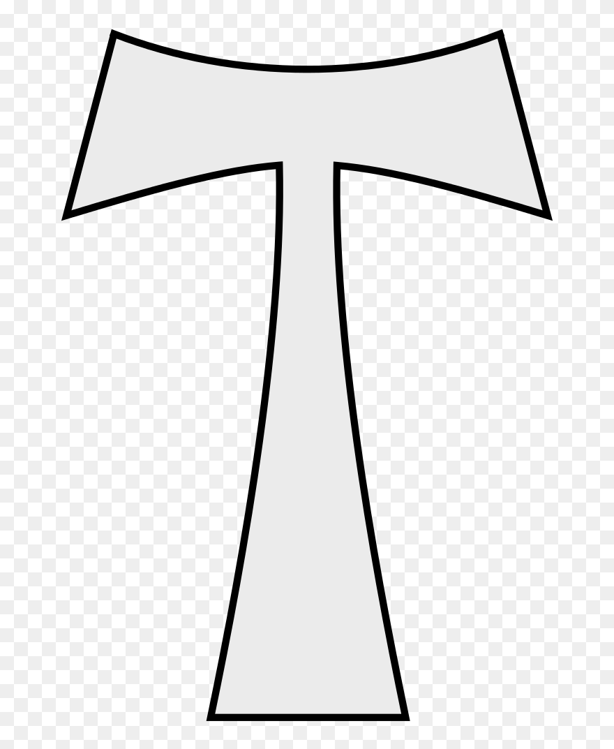 Tau Cross Christian Cross Clip Art - Tau Cross - Png Download