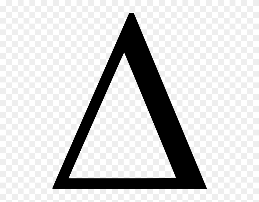 Physics Clipart Physics Instrument - Delta Greek Letter - Png Download