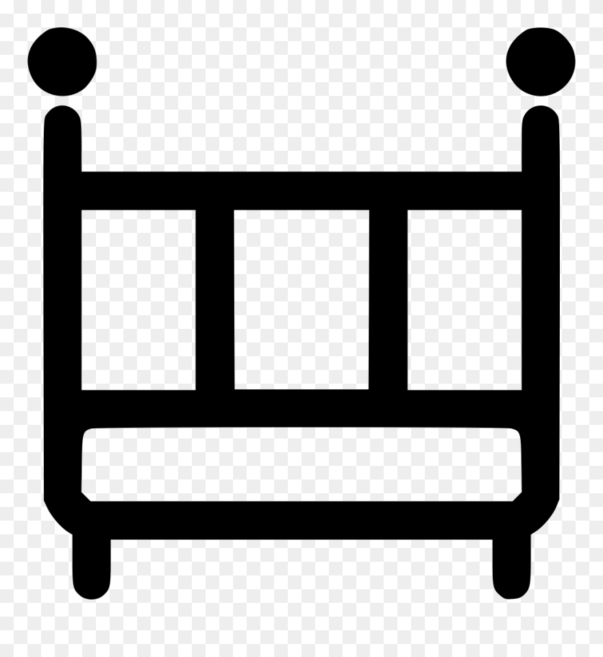 Bed Hotel Accomodation Sleep Night Rest Room Sheets - Headboard Icon Clipart