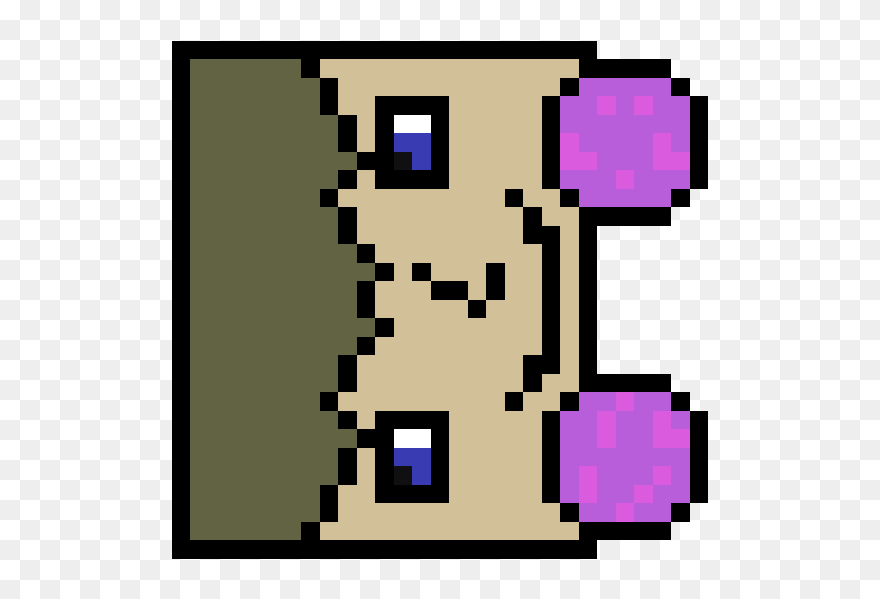 Minecraft Pickle Rick Pixel Art Clipart