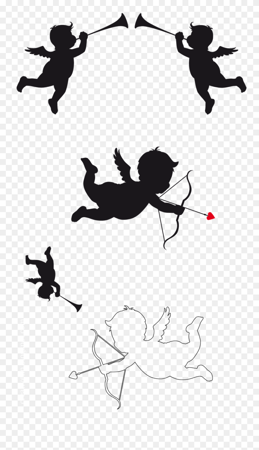 Cupid Valentines Day Clipart - Png Download