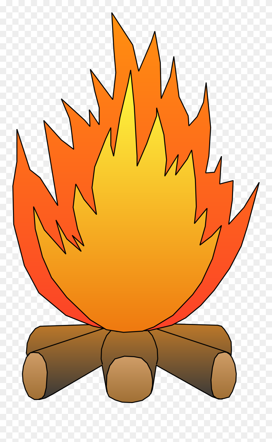 Fire Flame Clip Art - Fire Clip Art - Png Download