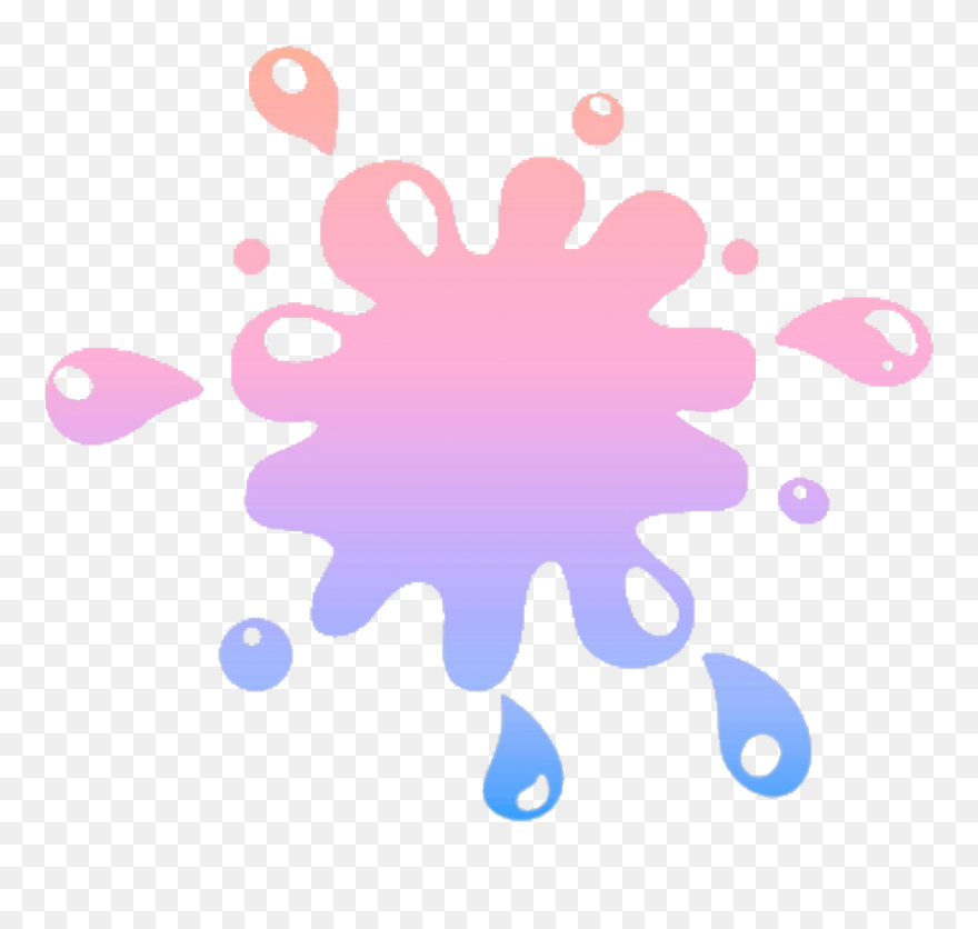 Transparent Color Splatter Png - Pastel Color Clip Art