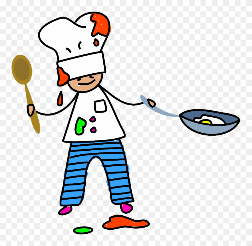 Kid Chef Drawing Clipart
