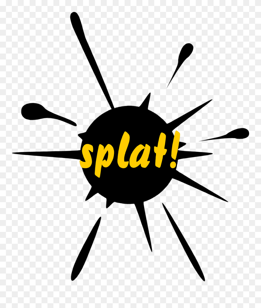 Transparent Splash Clipart - Paint Splat - Png Download