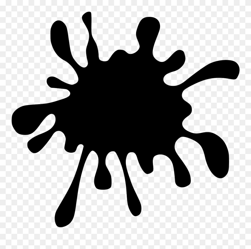 Purple Paint Splatter Clip Art - Png Download