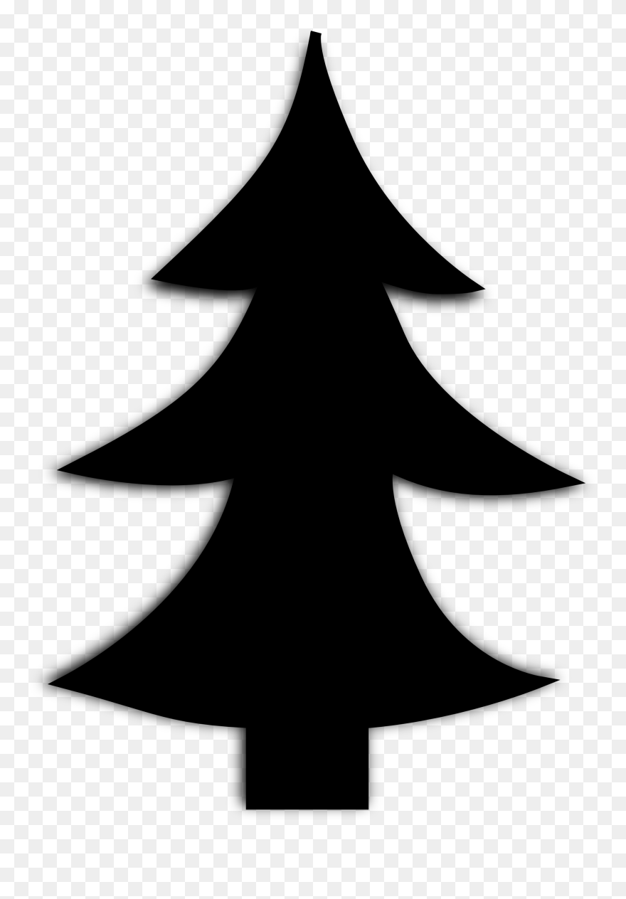 Shareware Treasure Chest - Pine Clipart Tree Silhouette - Png Download