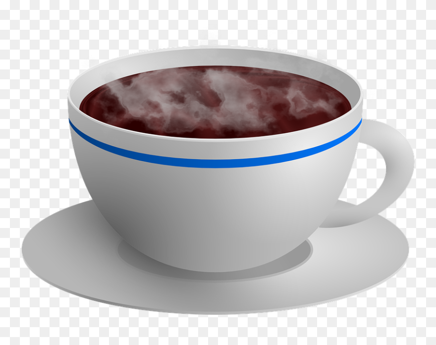 Hot Chocolate Coffee Tea - Coffee Cup Png Gif Clipart
