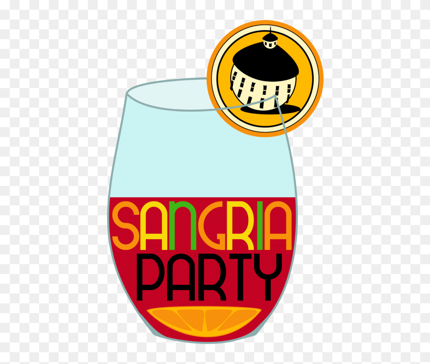 Cocktail Clipart Sangria Glass - Round Barn - Png Download