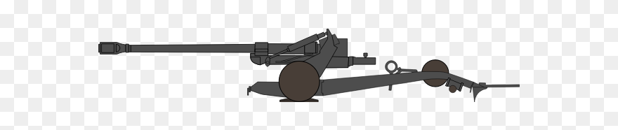 Fh70 155mm Cannon Illustration - Sniper Rifle Clipart