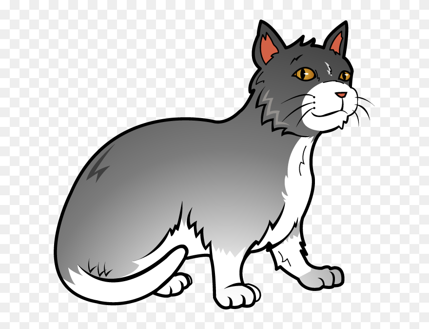 Cat Kitten Clip Art - Free Clip Art Cat - Png Download