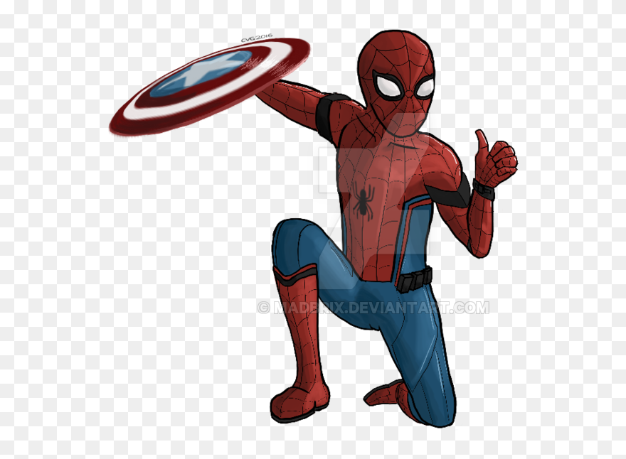 Civil War Spiderman - Spider-man Clipart