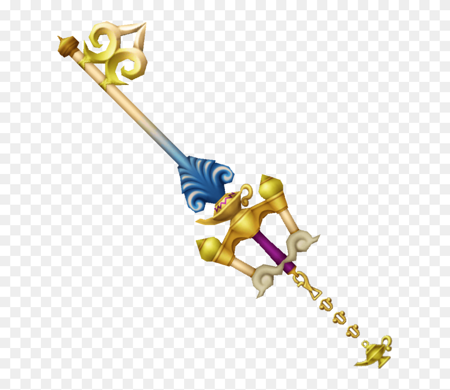 Wishing Lamp - Kingdom Hearts Aladdin Keyblade Clipart