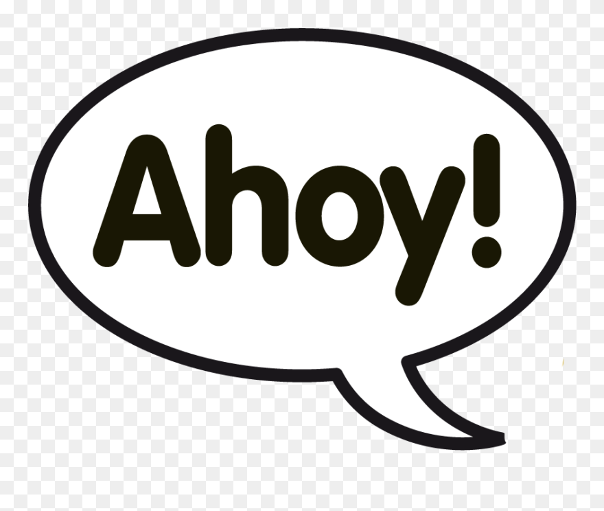 Ahoy Hostel Logo Clipart