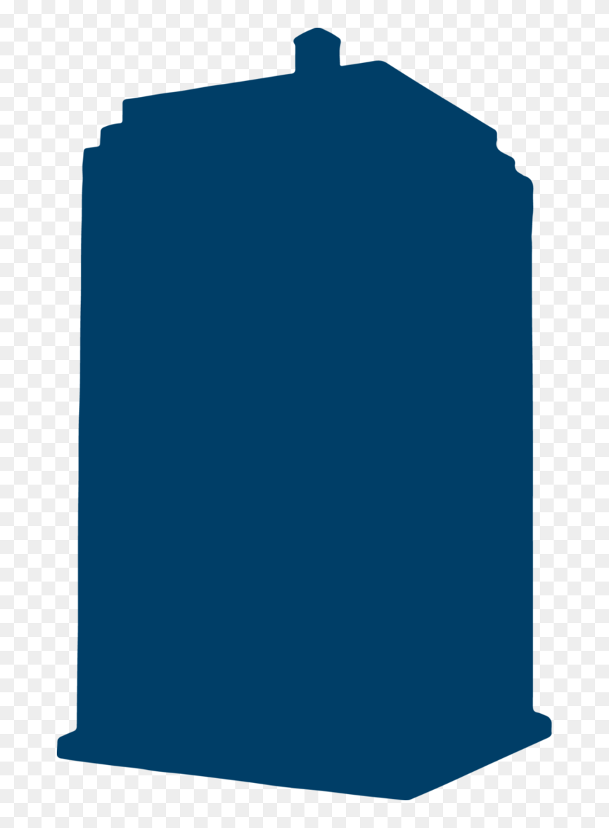 Tardis Silhouette Transparent Clipart