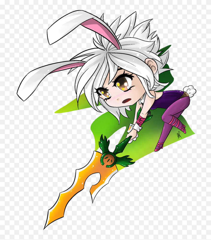 Transparent Riven Png - Battle Bunny Riven Drawing Chibi Clipart