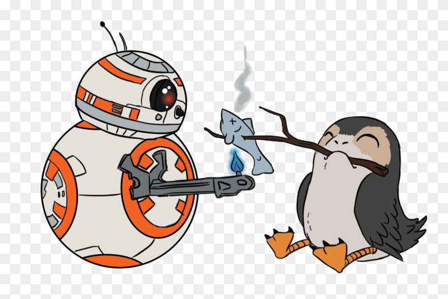 Star Wars Roasted Porg Clipart