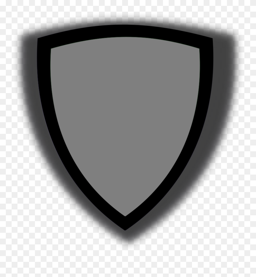 Shield Without Glow Svg Clip Arts - Emblem - Png Download