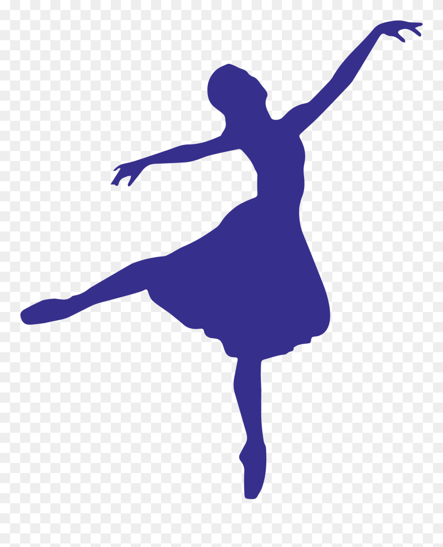 Ballerina Silhouette Transparent - Ballerina Silhouette Clipart