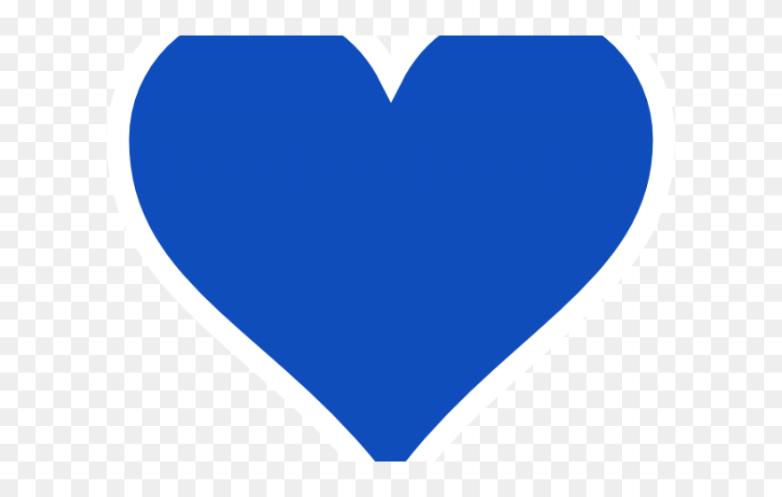 Blue Heart Clipart - Png Download