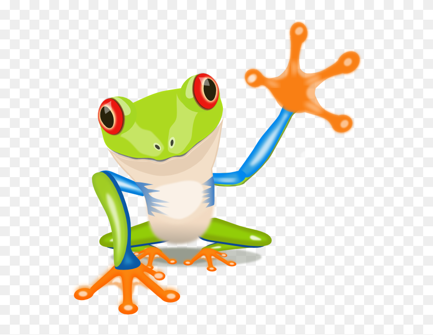 Jungle Frog Clipart - Tree Frog Clipart Png Transparent Png