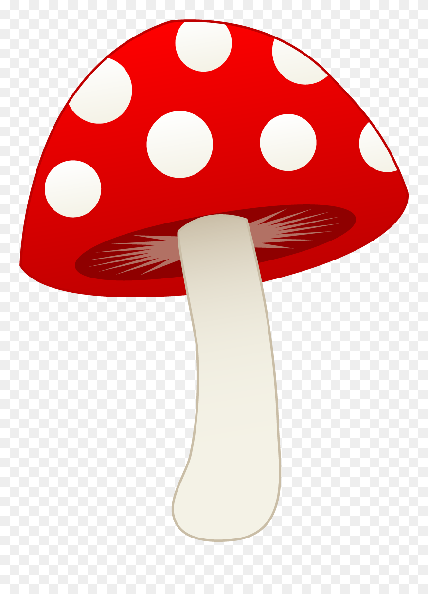 Toadstool Clipart Black And White Picture Stock Free - Mushroom Clipart - Png Download