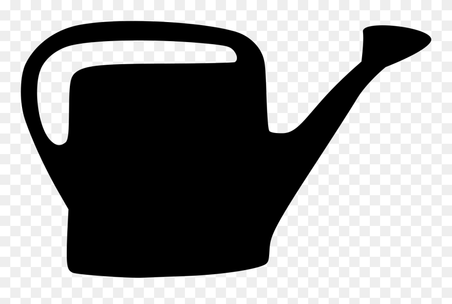File - Watering-can - Svg - Wikimedia Commons - ابريق الزرع رسم Clipart